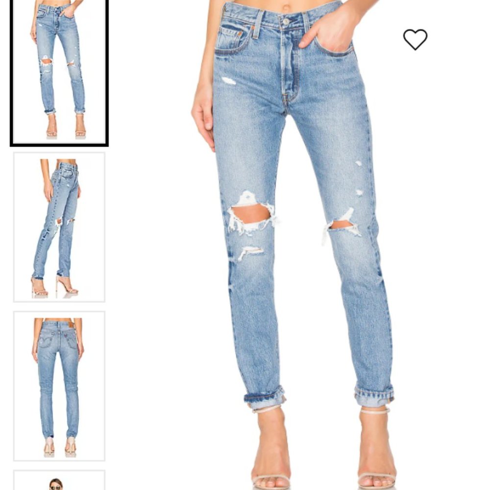 Revolve ‘501 Skinny Levi' Jeans